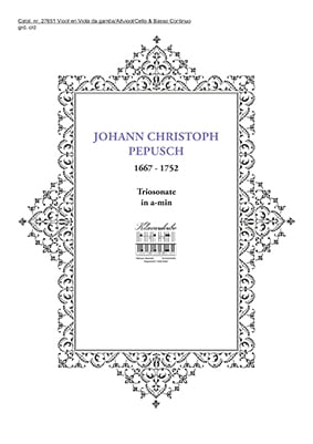 PEPUSCH, JOHANN CHRISTOPH